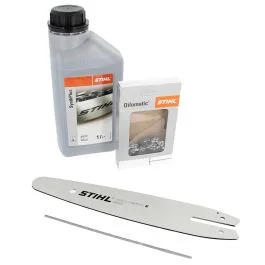 18″ .325″P (.063″) Chain Bar Oil & File Kit for Stihl MS250 MS251 Chainsaws