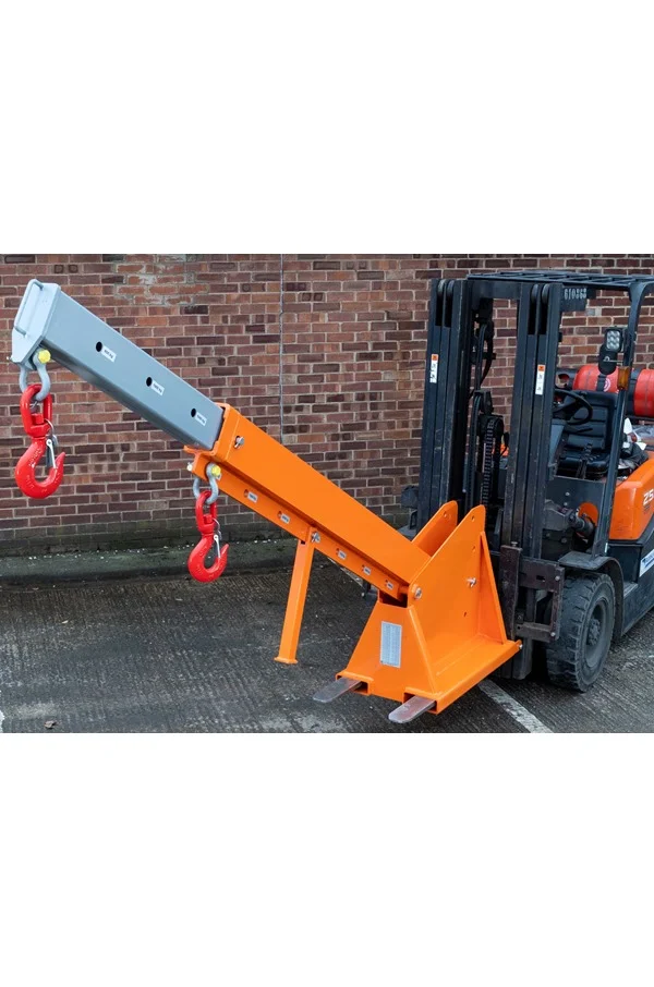 1tonne Fork Mounted Adjustable Height Extending Jib