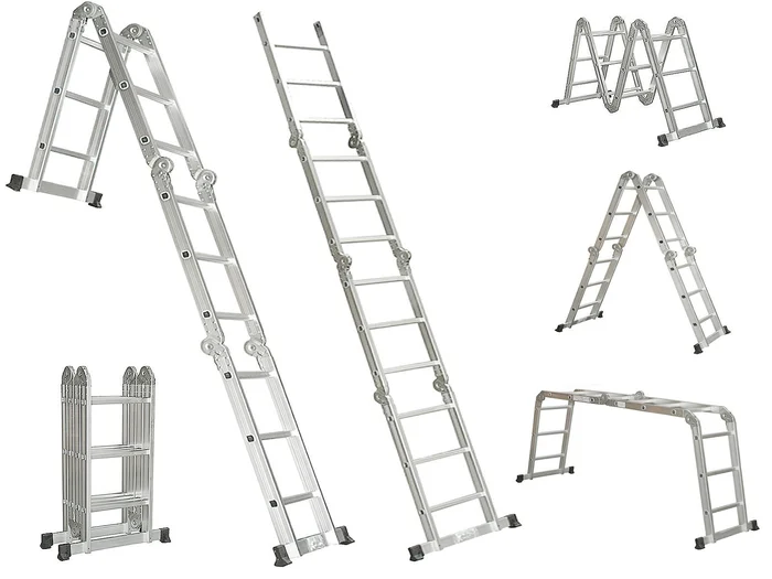 4.7m Aluminium Multi Purpose Extension Ladder / Step / Scaffolding