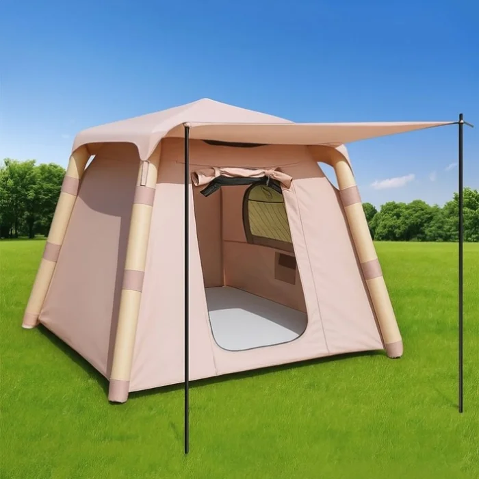 4-post Camping Tent 3-4 people easy to set up inflatable tent Luxury camping outdoor air blown tent, 20208326