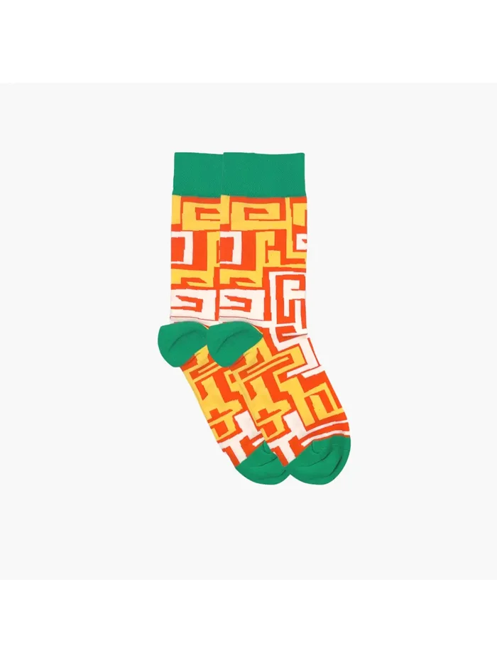 Afropop Socks – Streetlife Orange