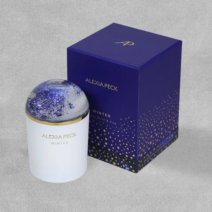 Alexia Peck ‘Winter’ Silver Birch & Pine Candle and Paperweight