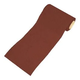 Aluminium Oxide Sanding Paper Roll Red Heavy-Duty 115mm x 10m 120g by Faithfull