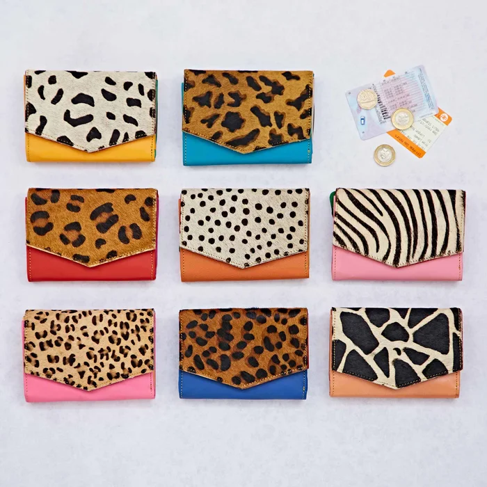 Ananya Multicoloured Recycled Leather Purse