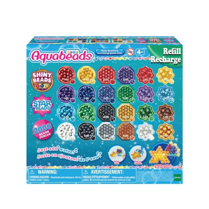 Aquabeads Shiny Bead Pack In Multi Colour