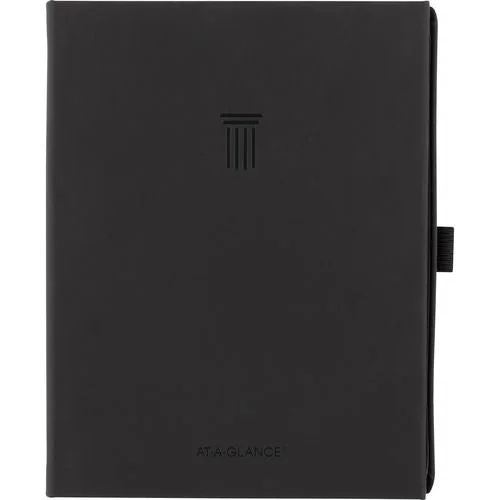 AT-A-GLANCE Foundation Undated Weekly/monthly Planner 8.5″x6.75″ Black Cover 12-month: Undated
