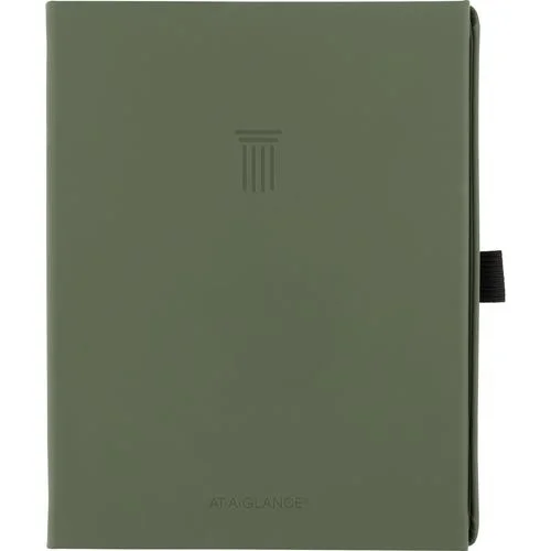 AT-A-GLANCE Foundation Undated Weekly/monthly Planner 8.5″x6.75″ Green Cover 12-month: Undated