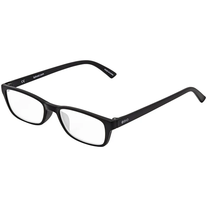 B+D Unisex Eyeglasses – Icon Readers +2.00, Matt Black 2400-99-20