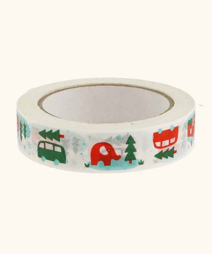 Babipur ‘Byd Nadolig’ Christmas Eco Paper Tape