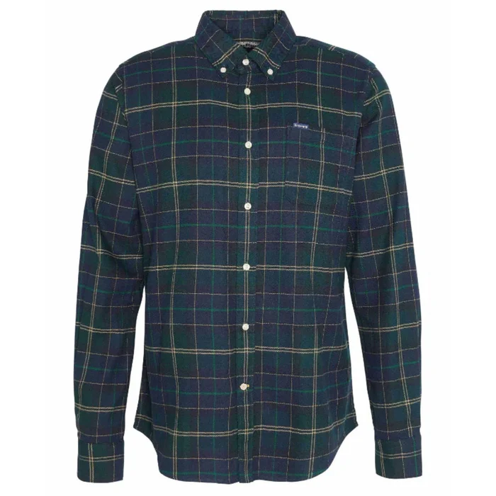 Barbour Kyeloch Men’s Tailored Shirt In Green Loch