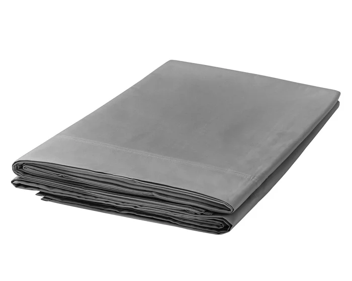 Bedeck Charcoal 300 Thread Count Flat Sheet