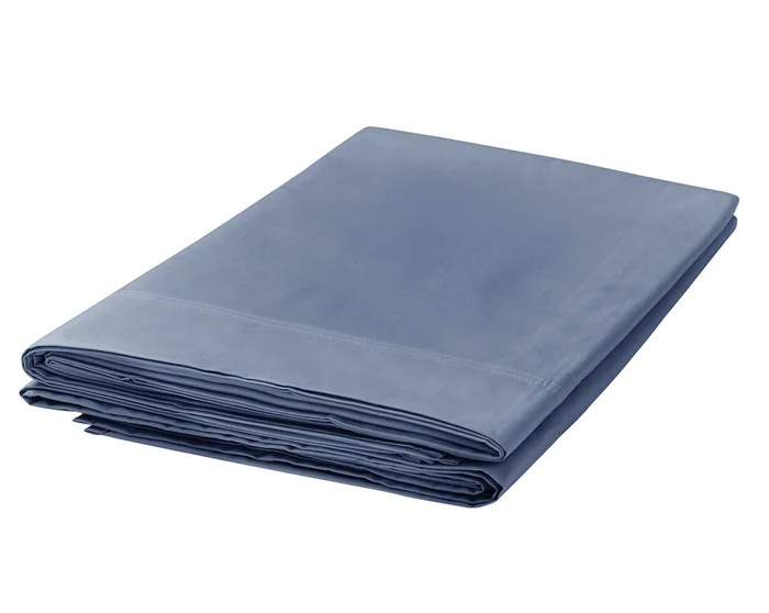 Bedeck Denim 300 Thread Count Flat Sheet