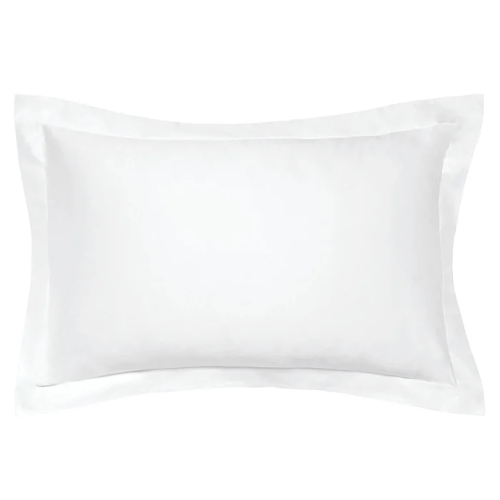 Bedeck White 600 Thread Count Oxford Pillowcase
