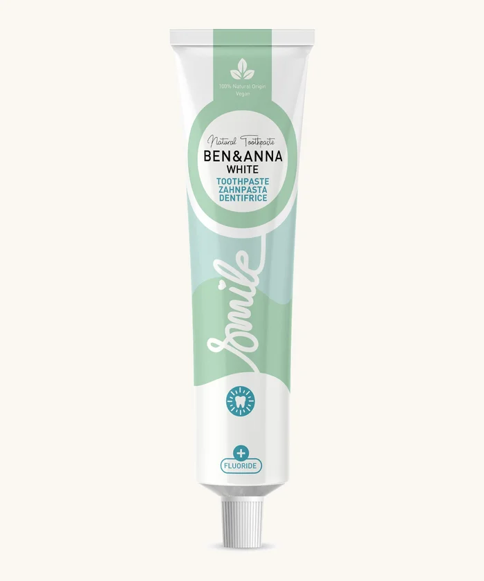 Ben & Anna Fluoride Toothpaste – White