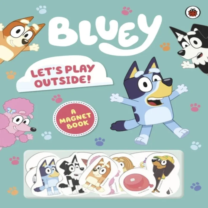 Bluey Let’s Play Outside! Magnet Book