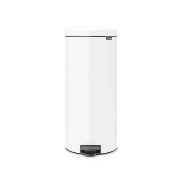 brabantia Lixeira em Aço 30L New Icon In White