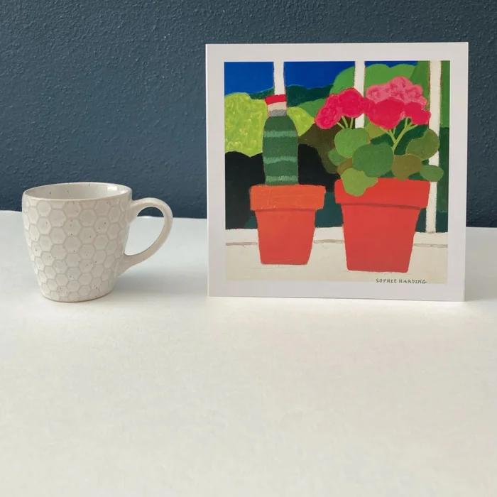 Cactus and Geranium at the Hepworth Card