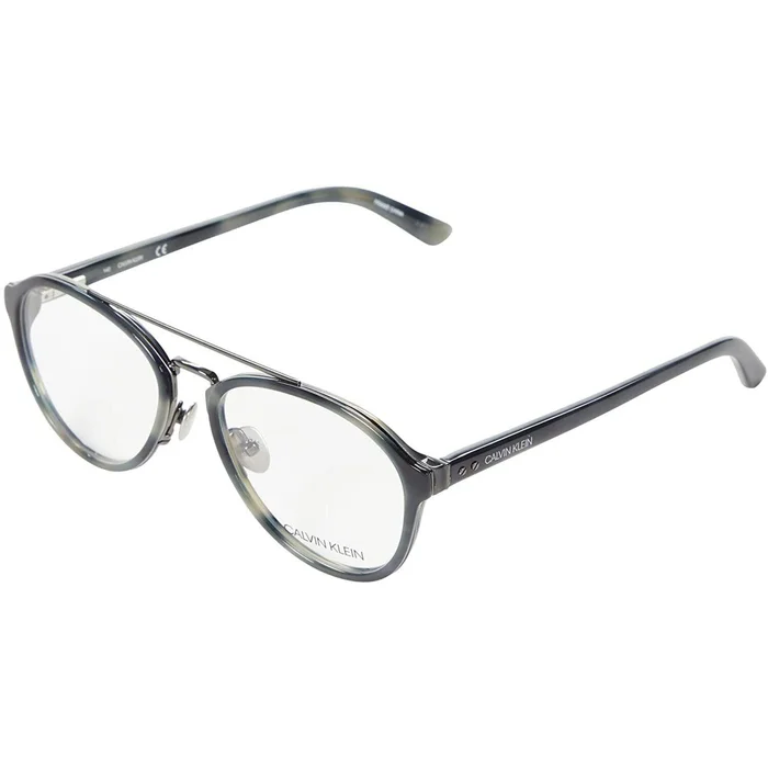 Calvin Klein Men’s Eyeglasses – Charcoal Havana Round Frame | CALVIN KLEIN CK18511 007