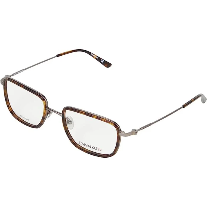 Calvin Klein Men’s Eyeglasses – Dark Tortoise Metal Frame | CALVIN KLEIN CK20107 235