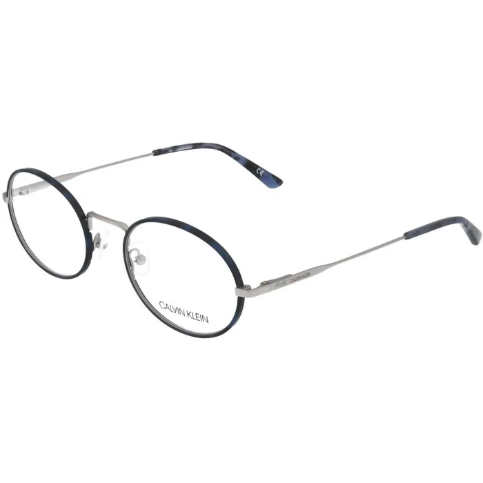 Calvin Klein Men’s Eyeglasses – Navy Tortoise Metal Round | CALVIN KLEIN CK20115 456