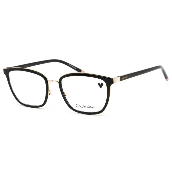 Calvin Klein Unisex Eyeglasses – Black Square Full Rim Frame Clear Lens | CK5453 001