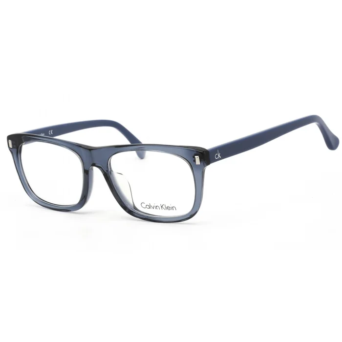 Calvin Klein Unisex Eyeglasses – Blue Rectangular Full Rim Plastic Frame | CK5899A 438