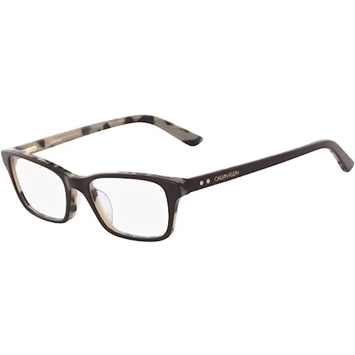 Calvin Klein Unisex Eyeglasses – Brown Cream Tortoise Frame | CALVIN KLEIN CK18541 212