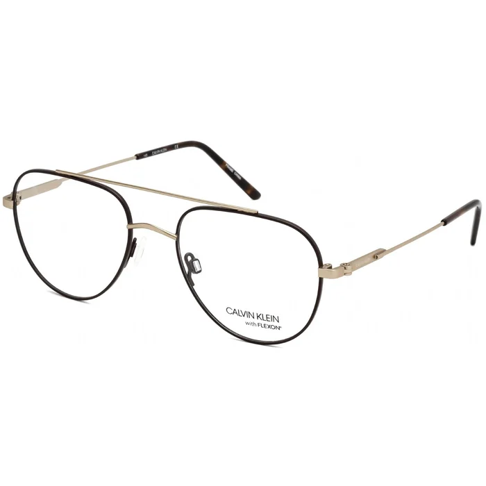 Calvin Klein Women’s Eyeglasses – Matte Brown Aviator Frame Clear Lens | CK19145F 210