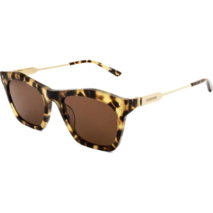 Calvin Klein Women’s Sunglasses – Khaki Tortoise Square | CALVIN KLEIN CK20700S 244