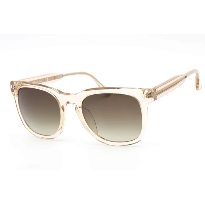 Calvin Klein Women’s Sunglasses – Rose Square Frame Brown Gradient Lens | CK4326SA 601