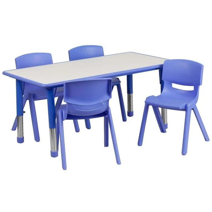 Carnegy Avenue Blue 5-Piece Table and Chair Set