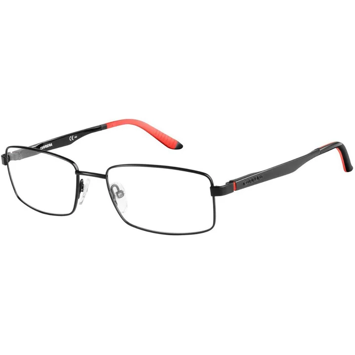 Carrera Men’s Eyeglasses – Shiny Black Rectangular Shaped Frame | Ca 8812 0006 00
