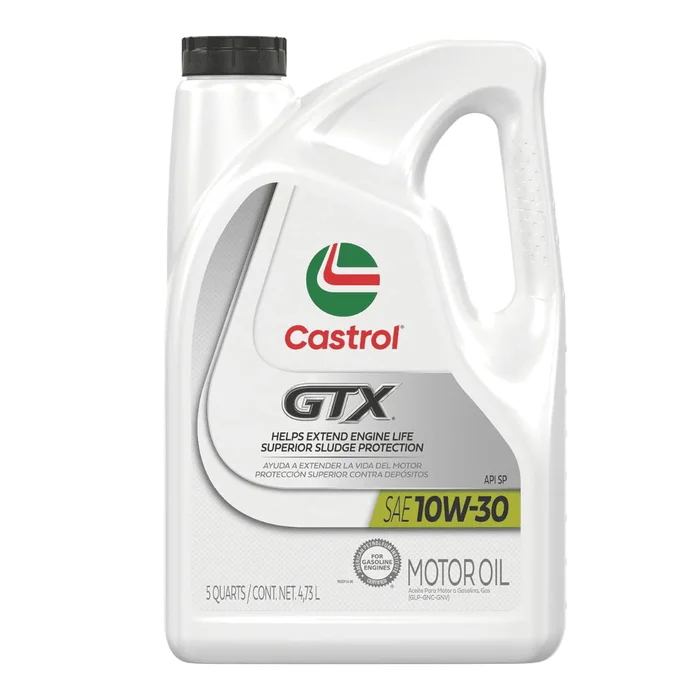 Castrol GTX 10W-30 Conventional Motor Oil, 5 Quarts, 160 Fl Oz (Pack of 1)