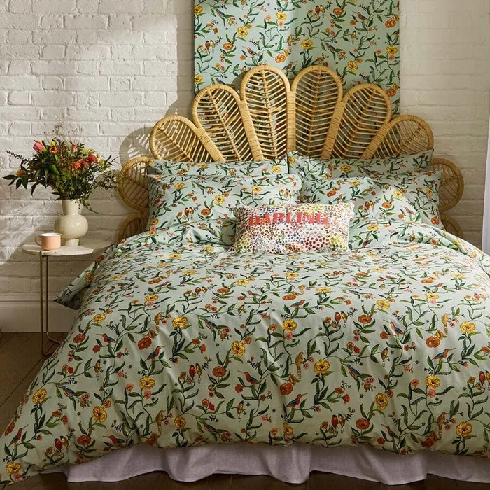 Cath Kidston Summer Birds Duvet Set Sage