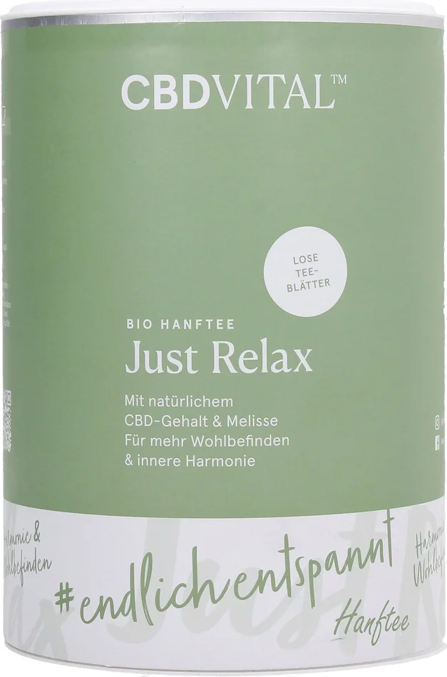 CBD VITAL Just Relax – Organic CBD Hemp Tea, 100 g