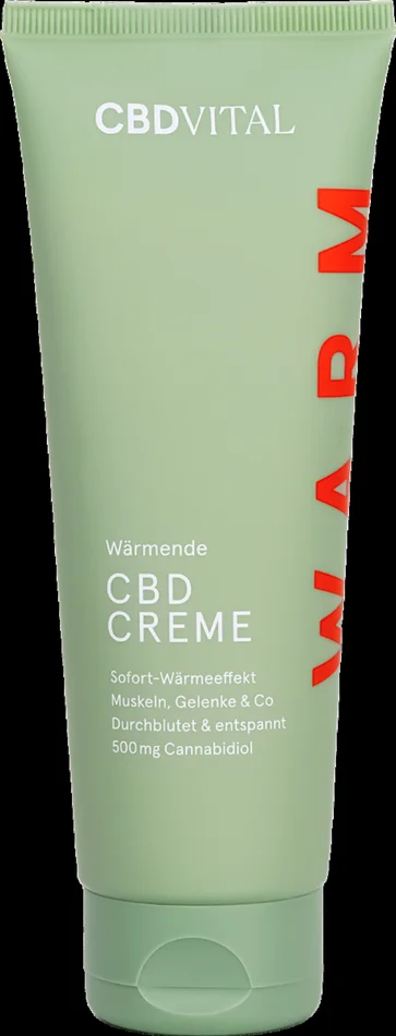 CBD VITAL Organic Warming CBD Cream, 120 ml