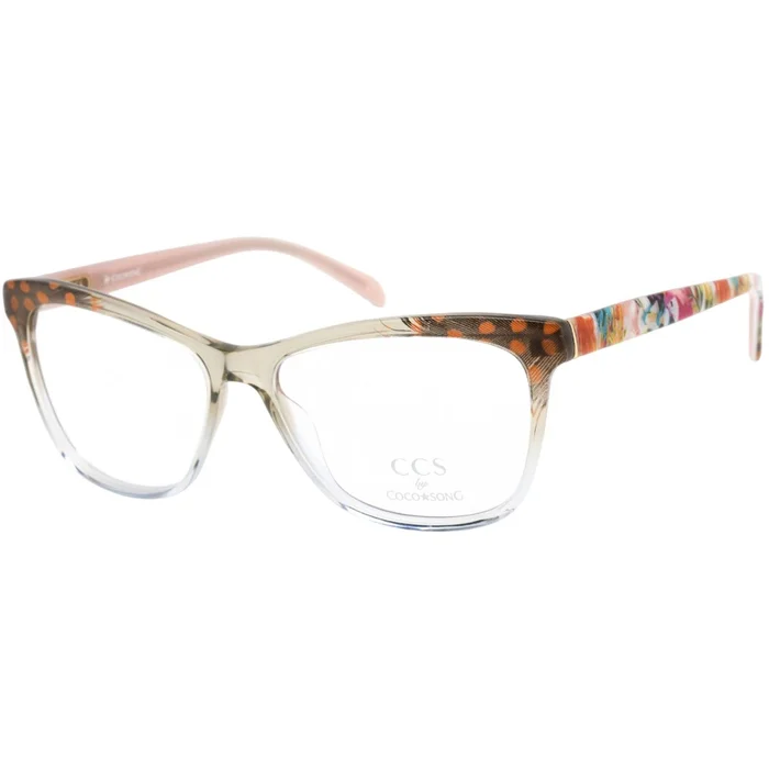 Ccs By Coco Song Unisex Eyeglasses – Clear Demo Lens Multicolor Frame | CCS106 06-09