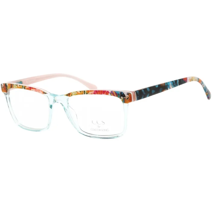 Ccs By Coco Song Unisex Eyeglasses – Clear Demo Lens Square Shape Frame | CCS108 01-09