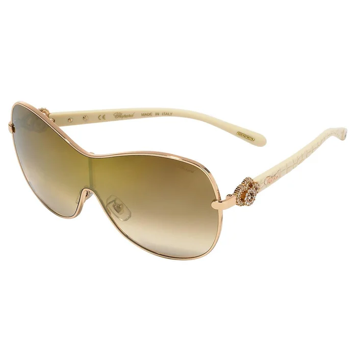 Chopard Women’s Sunglasses – Shiny Copper Gold Metal Frame | SCHC25S-8FCG-99-0-135