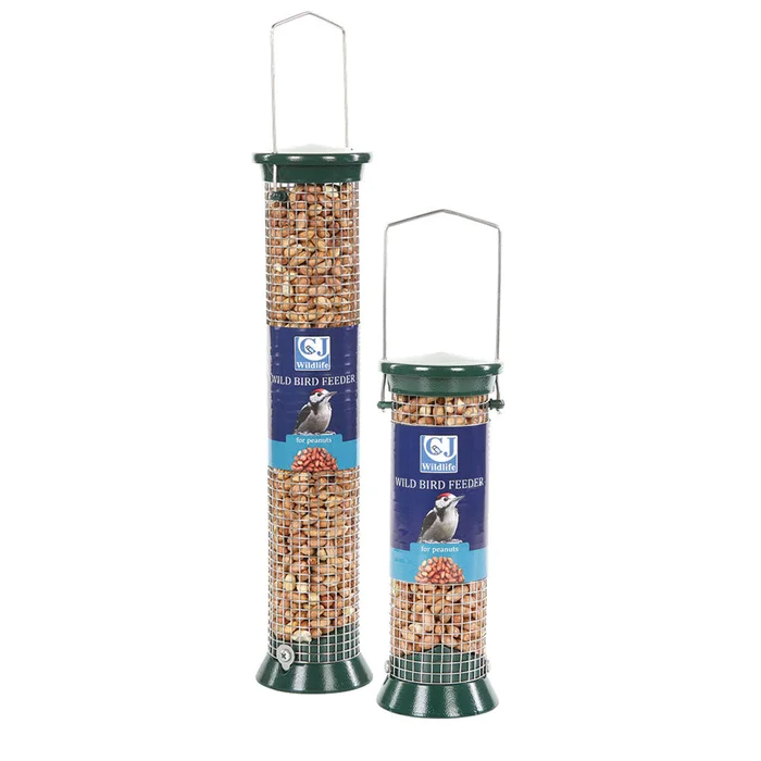 CJW Green Metal Peanut Feeders
