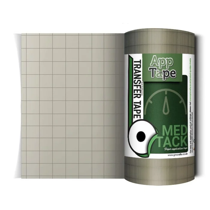 Clear Gridded Application Tape 203mm x 91.4 Metre