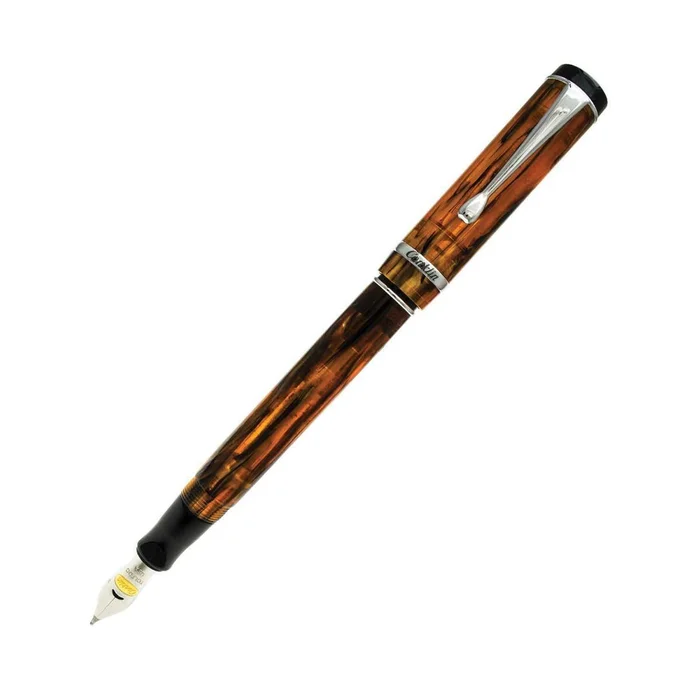 Conklin Duragraph Fountain Pen, Amber