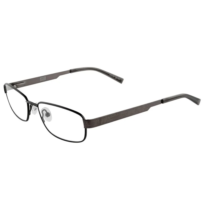 Converse Eyeglasses – Black Metal Full-Rim Rectangular Frame | K024-BLA-49-16-130