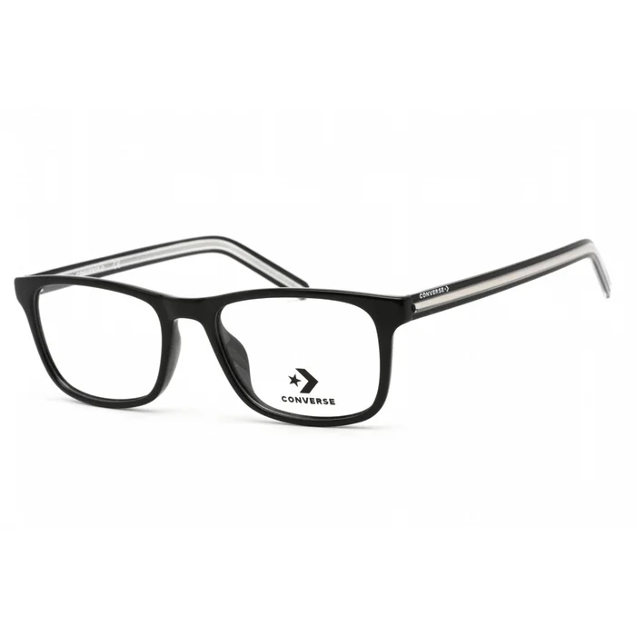 Converse Men’s Eyeglasses – Clear Demo Lens Full Rim Black Rectangular | CV5011 001