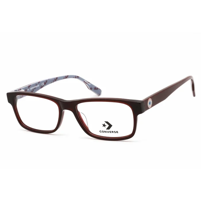 Converse Men’s Eyeglasses – Crystal Team Red Plastic Rectangular Frame | CV5001 610