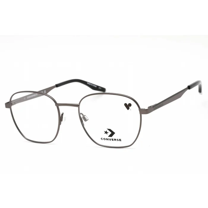Converse Unisex Eyeglasses – Clear Demo Lens Satin Gunmetal Metal Frame | CV1009 070