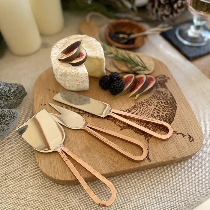 Copper Cheese Knives