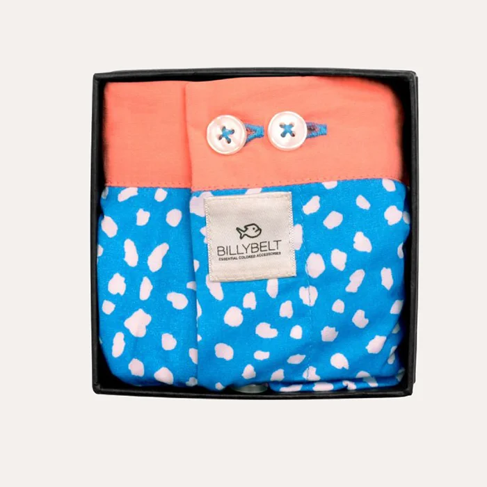 Cotton Boxer Shorts Blue Panther