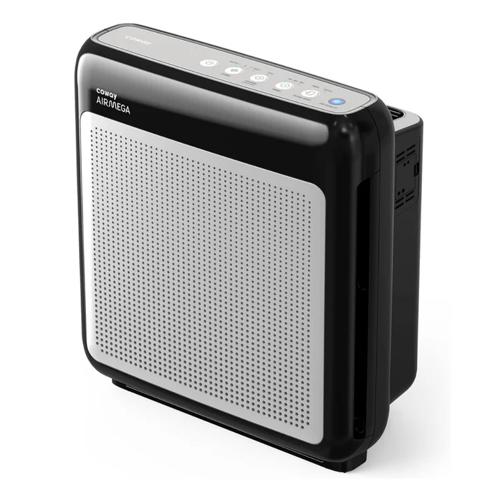 COWAY Air Purifiers for Home Up to 1,748ft², True HEPA Filter for Smoke, Allergies, Pet Dander, Odor, Air Quality Monitor, Auto&Eco Mode, Black