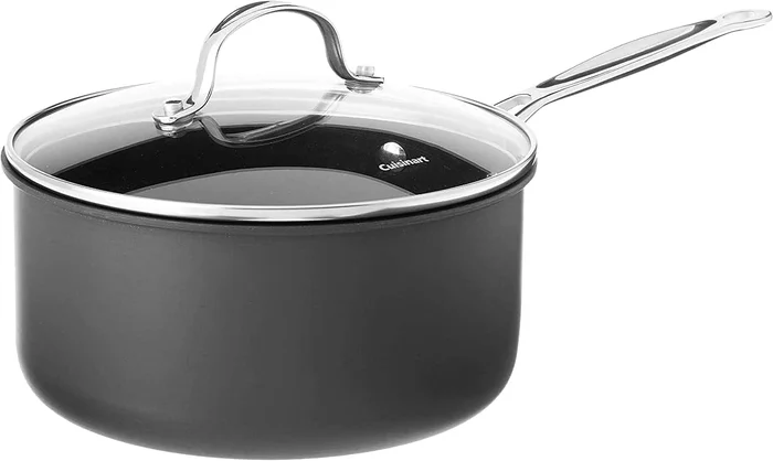 Cuisinart 6193-20 Chef’s Classic Non-Stick 3-Quart Nonstick-Hard-Anodized, Saucepan w/Cover
